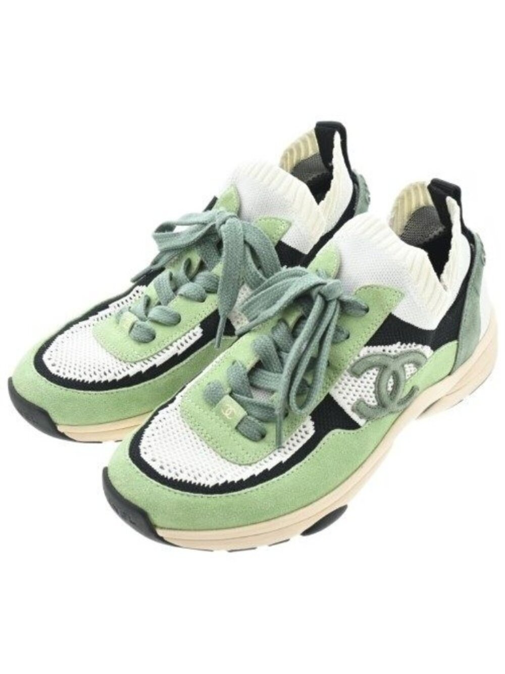 Chanel Sneakers Green